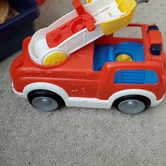 Colorful Toy Fire Truck - Picture 2 of 2